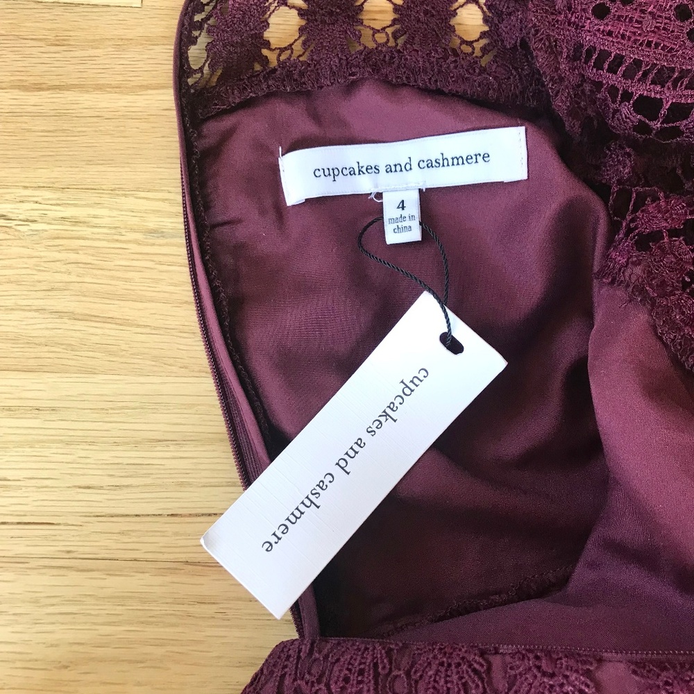 NWT NEW Cupcakes and Cashmere Symona Lace Dress 4 - Picture 8 of 8